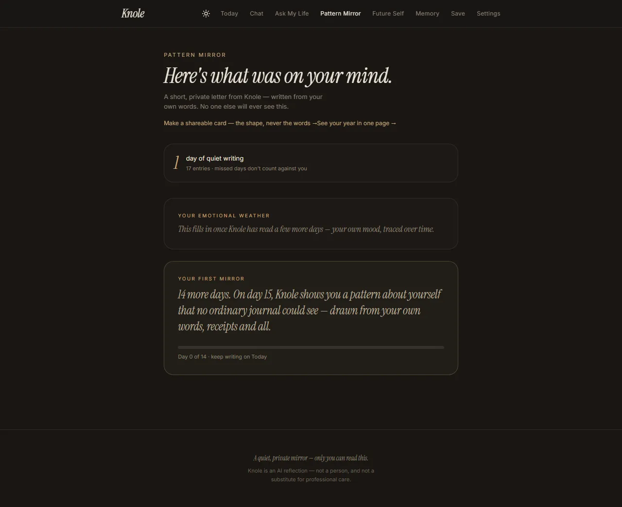 Night — a full dark theme across every surface